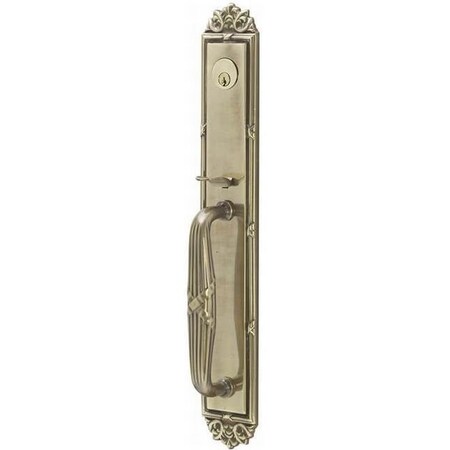 Emtek French Antique Brass Handleset 4901RBLUS7LH 4901RBLUS7LH